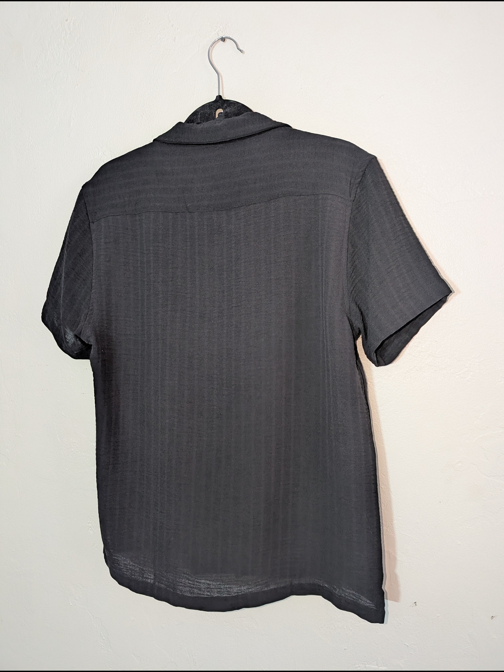 Ricky Singh Cactus Man Short-Sleeve Button-Down Textured Dressy Collar Shirt L - Picture 2 of 10